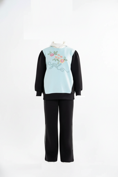 Girls' Cotton Loungewear Set