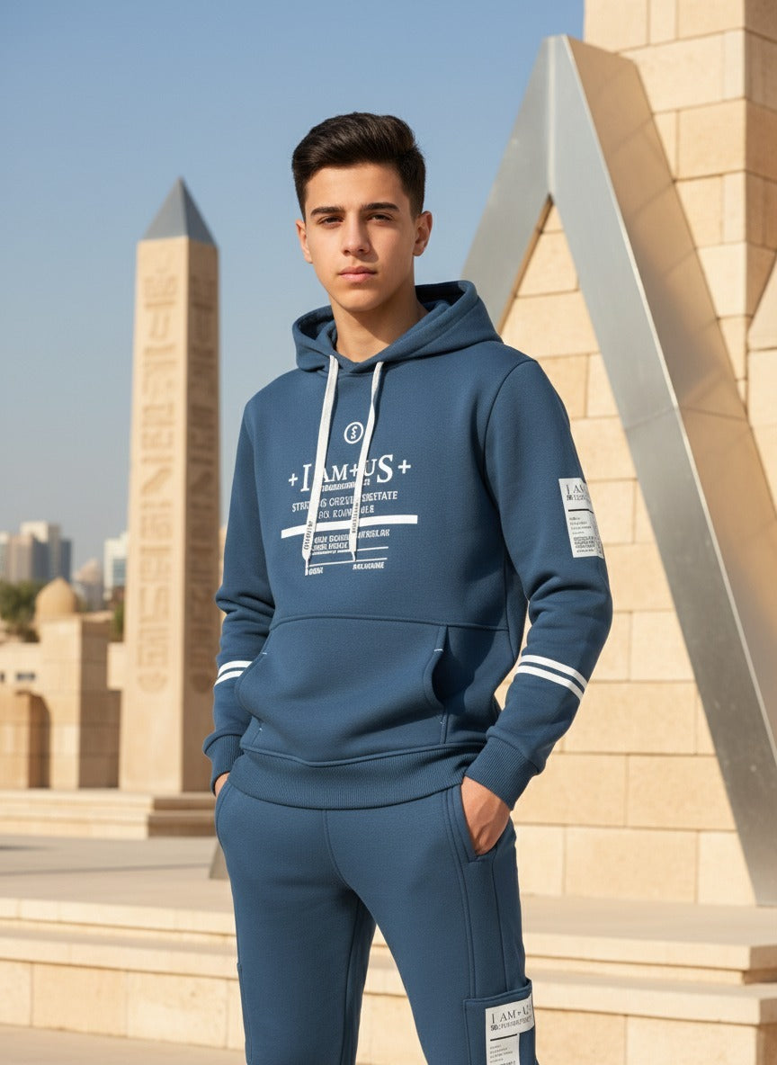Men’s Urban Streetwear Hoodie & Joggers Set