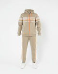 Boys’ Contrast Panel Zip-Up Tracksuit