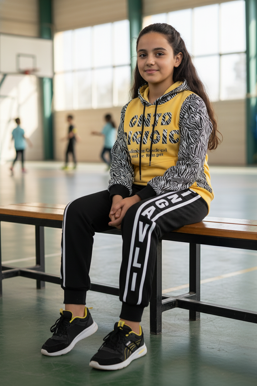 Girls' Cotton Loungewear Set